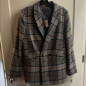 Talbots Women's Plaid Blazer